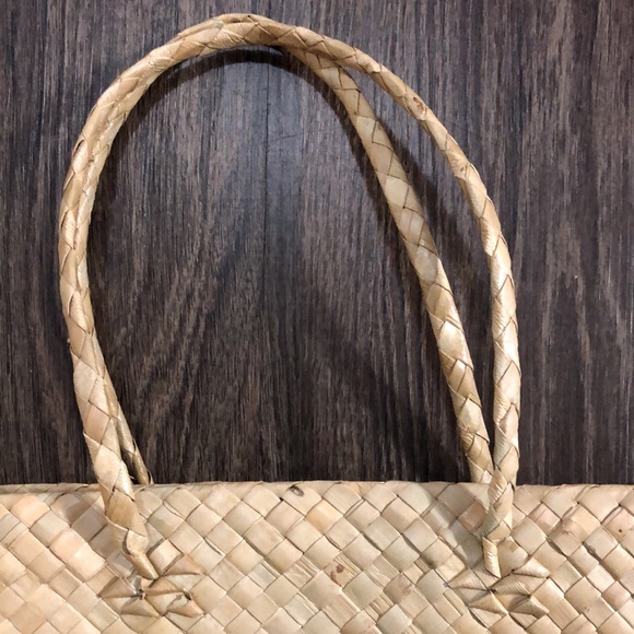 Vintage Woven Palm Leaf Purse - Picture 7 of 16